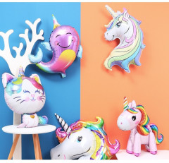 Шар воздушный «Кошечка-единорог» - Фото 3