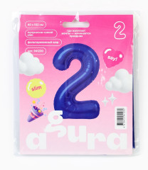 Шар воздушный «Цифра 2» - Фото 1
