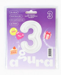 Шар воздушный «Цифра 3» - Фото 1