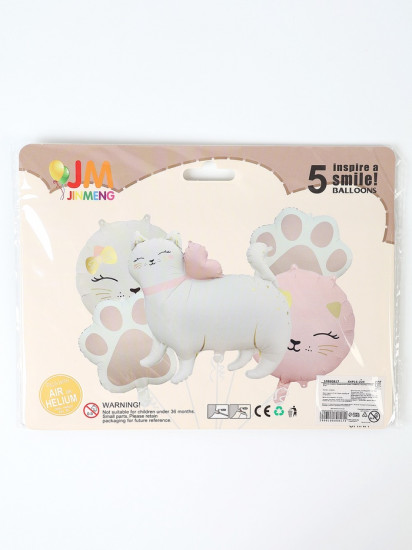 Набор шаров воздушных «Кошечка с бантом»