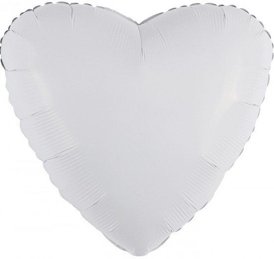 Набор шаров воздушных «Белое сердце»
