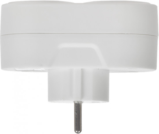 Сетевой разветвитель на 2 круглых места с заземлением