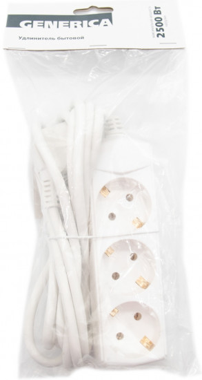 Удлинитель на 3 места 2Р+РЕ