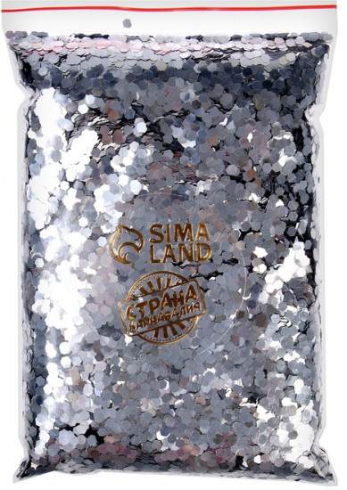 Наполнитель для шаров «Конфетти шестиугольник»