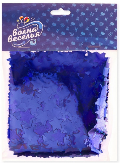 Конфетти для шаров «Звезда»