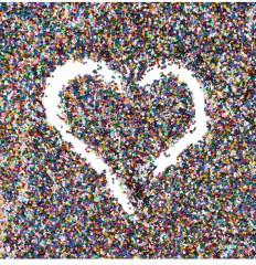 Конфетти для шаров «Шестиугольники» - Фото 1