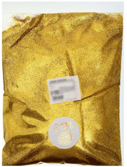 Конфетти для шаров «Золотой песочек»