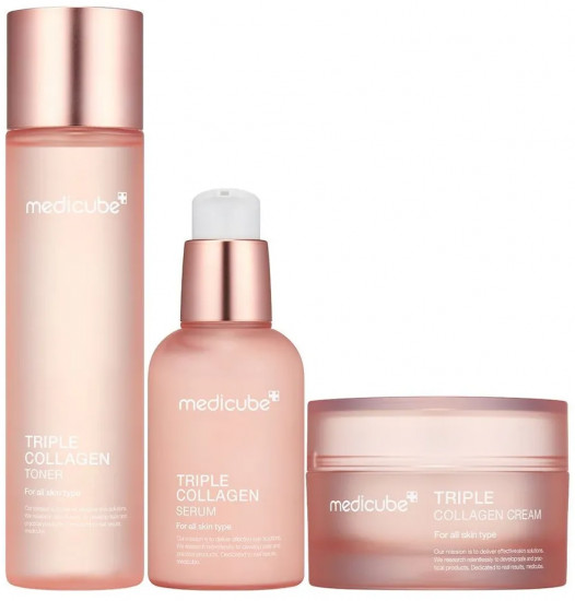 Крем для лицапитательный с тройным коллагеном для упругости кожи «Triple Collagen Cream»