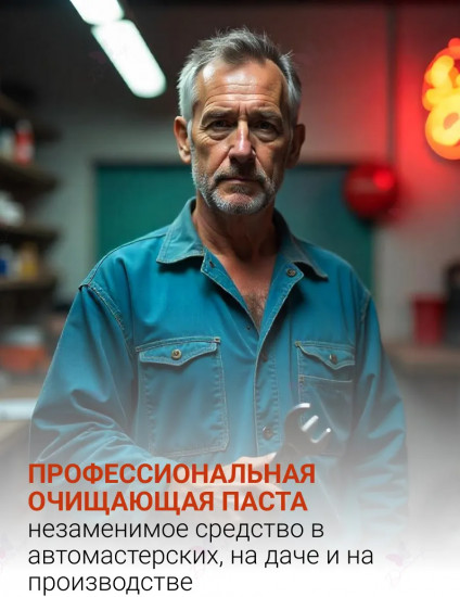 Паста очищающая для кожи рук от устойчивых загрязнений «Soft»