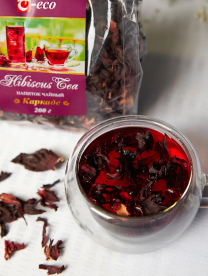 Натуральный крупнолистовой чайный напиток «Каркаде»