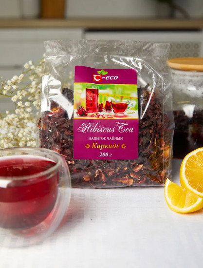 Натуральный крупнолистовой чайный напиток «Каркаде»
