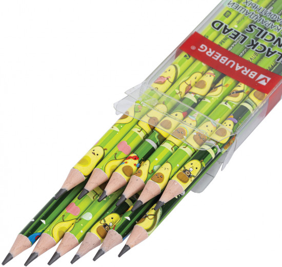 Набор карандашей чернографитных «Avocado»