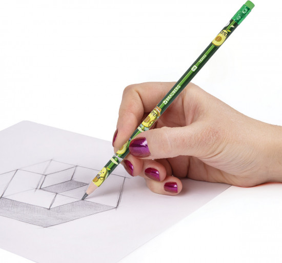 Набор карандашей чернографитных «Avocado»