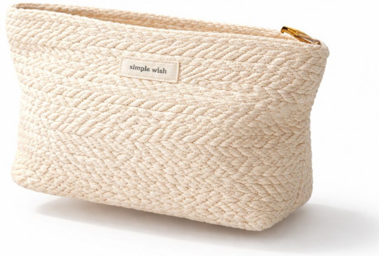 Косметичка плетёная на молнии