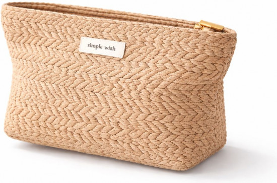 Косметичка плетёная на молнии