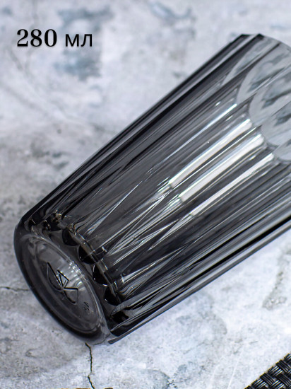 Набор стаканов «Мистерия графит»