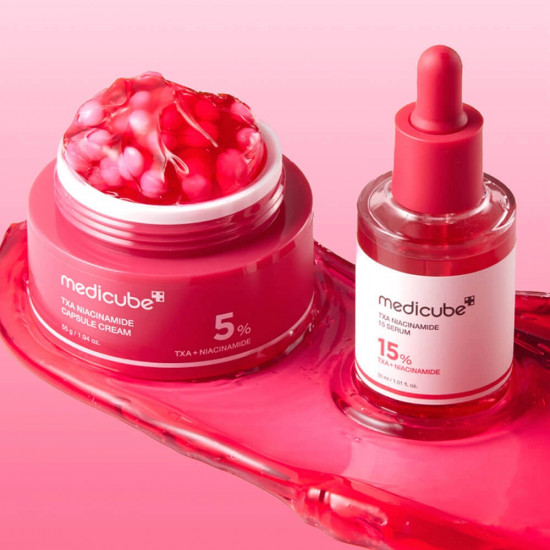 Осветляющий капсульный крем для лица с 5% ниацинамида