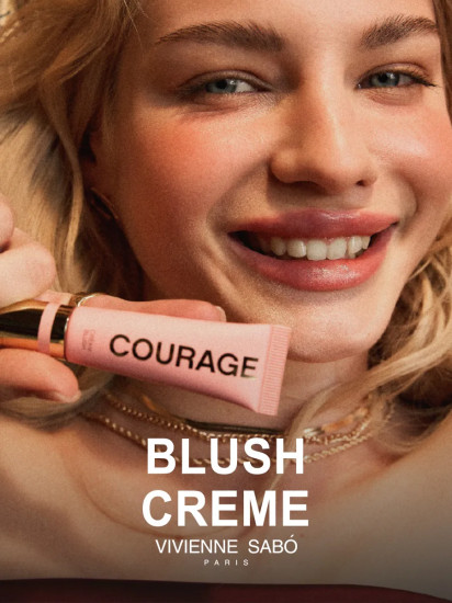 Румяна для лица кремовые «Courage», оттенок 01 Персиковый