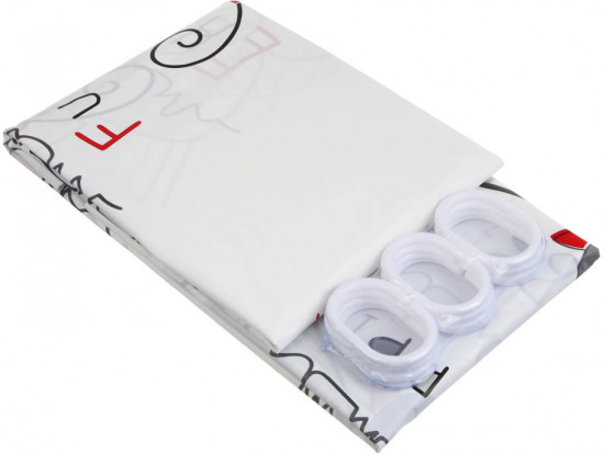 Шторка для ванной «Веселые коты»