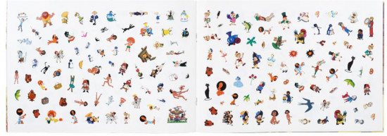 Альбом наклеек «Все-все-все мультгерои»