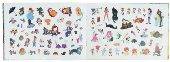 Альбом наклеек «Любимые мультгерои»