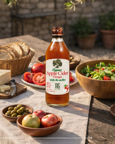 Уксус яблочный нефильтрованный натуральный