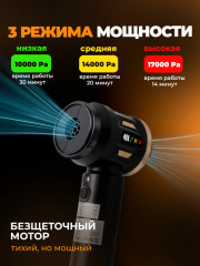 Портативный беспроводной автопылесос 4в1 - Фото 6