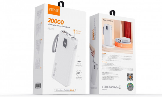 Внешний аккумулятор Vidvie PB775