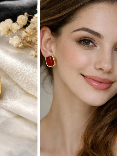 Серьги декоративные