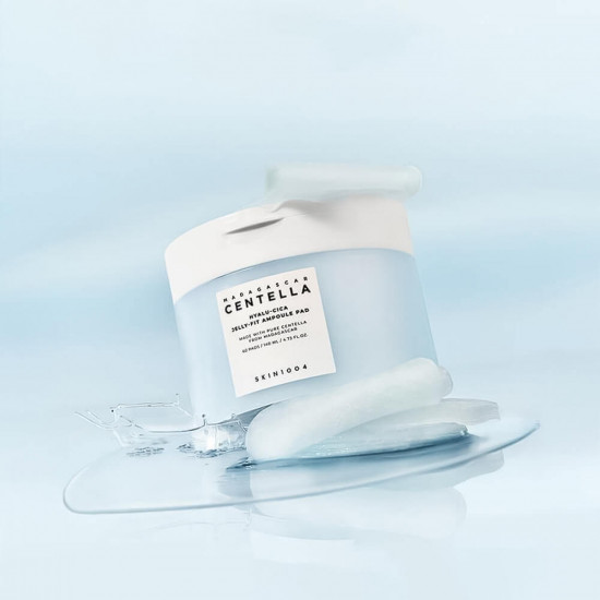 Увлажняющие пэды для лица с центеллой «Hyalu-Cica Jelly-Fit Ampoule Pad»