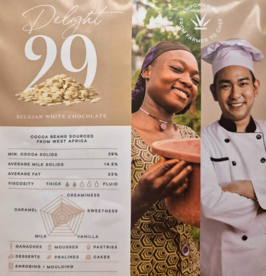 Шоколад белый 29% «Delight»