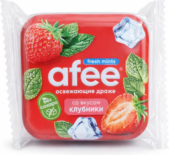Освежающее драже без сахара Fresh Mints «Клубника»