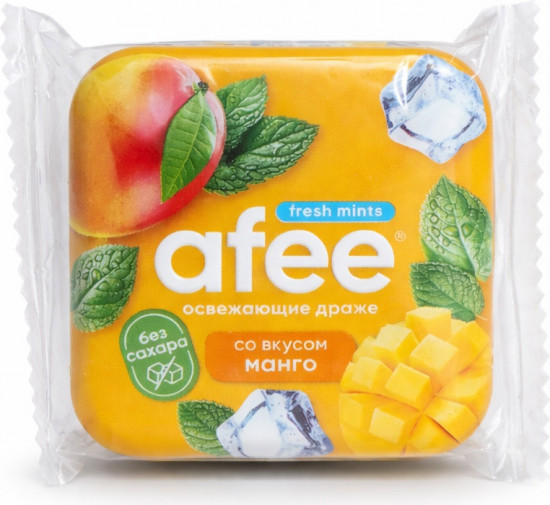 Освежающее драже без сахара Fresh Mints «Манго»