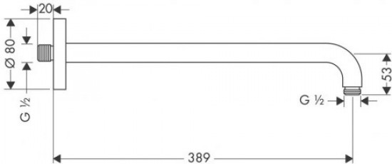 Кронштейн душевой