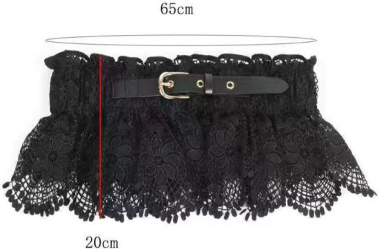 Ажурный ремень-юбка