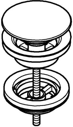Донный клапан для раковины