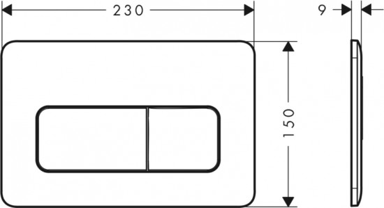 Панель смыва
