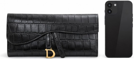 Элегантный женский кошелёк под крокодила