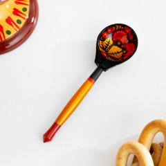 Сахарница хохлома с ложкой «Ягодка» - Фото 3