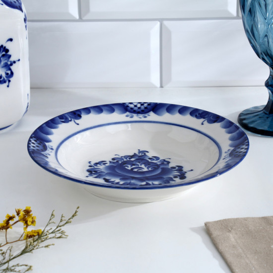 Тарелка глубокая «Цветы»