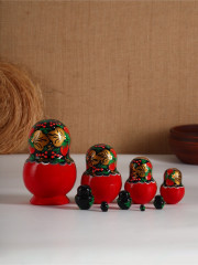 Набор матрёшек «Яркая хохлома» - Фото 1