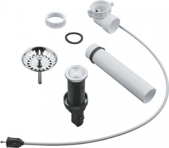 Сливной гарнитур для мойки с нажимным механизмом