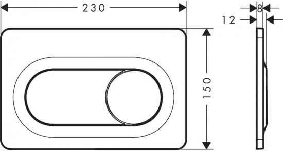 Панель смыва