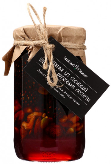 Варенье из сосновой шишки с ореховым ассорти