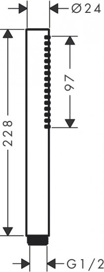 Душ ручной «Pulsify Select 100 1jet EcoSmart»