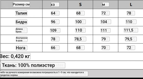 Повседневные брюки в современном стиле