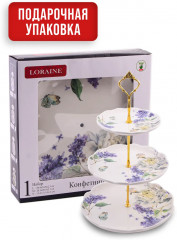 Конфетница трехъярусная «Букет фантазий» - Фото 4