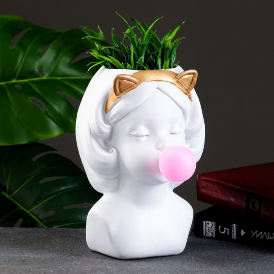 Горшок «Девочка с жвачкой»