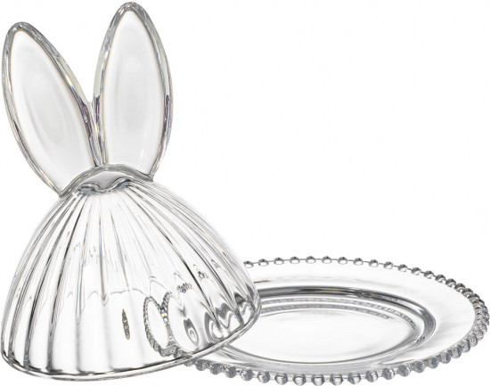 Блюдо с крышкой «Rabbits family»