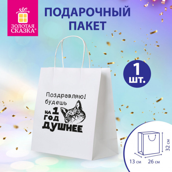 Пакет подарочный